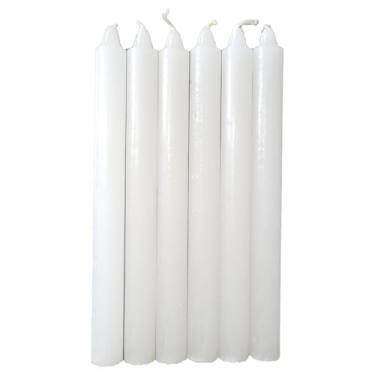 Imagem de Velas Palito 18 Cm Branca 100% Parafina(1 KILO)