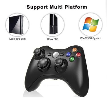 Imagem de Joystick Remoto/Controle para Microsoft Xbox 360 Wireless Blac
