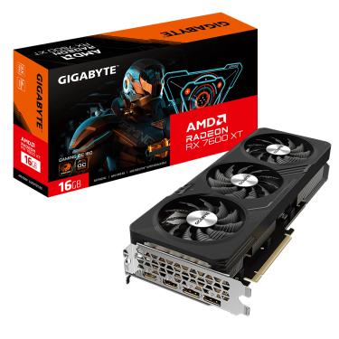 Imagem de Gpu Gigabyte AMD Radeon Radeon RX 7600 XT Gaming OC 16GB 128BITS GDRR6 GV-R76XTGAMING OC-16GD