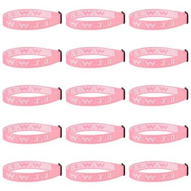 Imagem de Pmormyy 15 pulseiras WWJD para mulheres e homens, pulseiras de presente de Jesus Cristão, ajustável, What Would Jesus Do, Fibra de poliéster, Sem Pedra Preciosa