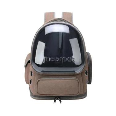 Imagem de Bolsa Transportadora Transparente e Respirável para Pets - Ideal para 