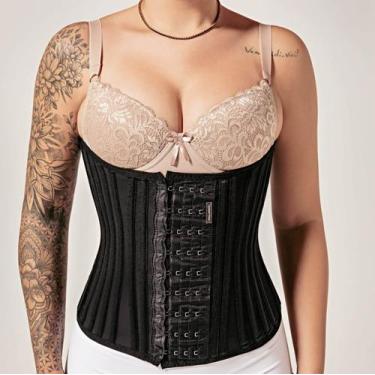 Imagem de Cinta modeladora redutora de medidas x 33 barbatanas - Moça Bonita, P,