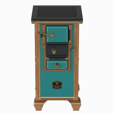 Imagem de Fogao a Lenha N 00 Imperador Premium Turquesa