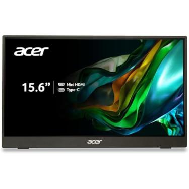 Imagem de Acer PM1 Monitor portátil FHD de 39.6 cm | Painel IPS | Design ultrafino e ultraleve | Mini HDMI x 1 e USB Tipo-C x 2 entradas