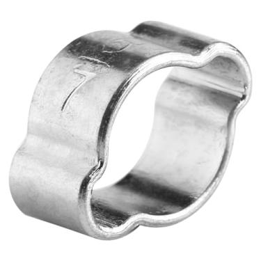 Imagem de Braçadeira de Mangueira Galvanizada de Ferro Galvanizado, Clipe de Tubo, 5-23mm para Gasolina Com Silicone ou Mangueiras de Borracha Em Automóveis Com 10 Peças (5-7MM)