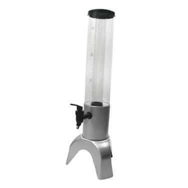 Imagem de WeiLaiKeQi Dispensador de cerveja dispensador de bebida com escala, torre margarita, mesa para restaurantes de festa cozinhas, Prata, 1.5l