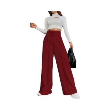 Imagem de Calças Esportivas Femininas Soltas - Modelagem Larga e Confortável par