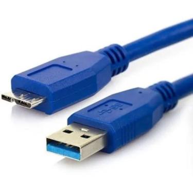 Imagem de Cabo Usb 3.0 - 50cm Azul Tebera