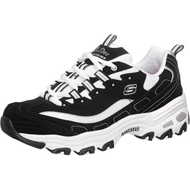 Imagem de Tênis D'Lites-Biggest Fan, Skechers, Feminino, Preto/Branco, 39