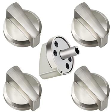 Imagem de Techecook 5 peças WB03X25796 WB03T10326 Puxador de fogão a gás para substituição de perfil GE 4362262 AP5986232 PS11721433 EAP11721433 PGP976SET1SS PGP953SET1SS PGPGP953SET1SS PGPGP953SET1SS