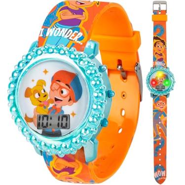 Imagem de Accutime Relógios educativos Blippi para crianças a partir de 3 anos, Relógio LCD Blippi