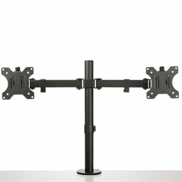 Imagem de Suporte de mesa StarTech.com braço de monitor duplo – braçadeira de mesa/ilhós VESA suporte de monitor para telas de até 32 polegadas – braço articulado ergonômico – altura ajustável/inclinação/rotação/rotação (ARMDUAL2)