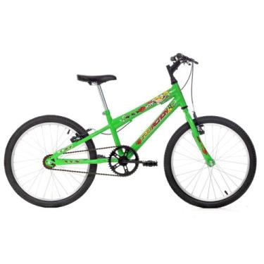 Imagem de Bicicleta Aro 20 Free Action Joy MTB 1V V-Brake, Verde kawasaki