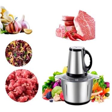 Imagem de Processador Elétrico Corta Carne Legumes tigela 3l - ZEM