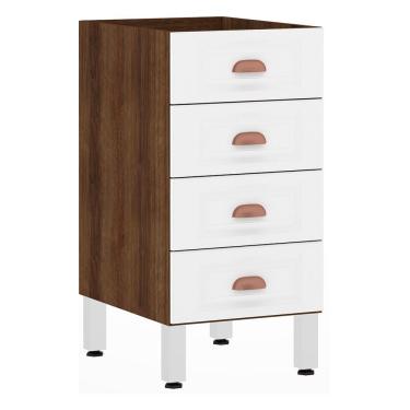 Imagem de Balcão Sem Tampo 40cm Safir e Branco Pet