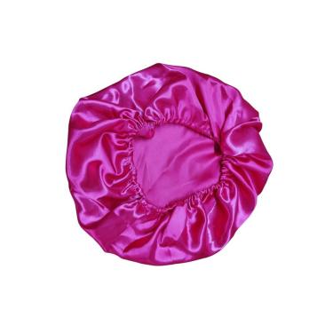 Imagem de Touca Cetim Seda Luxo Antifrizz Tamanho único - Magic Enxovais Rosa Pink