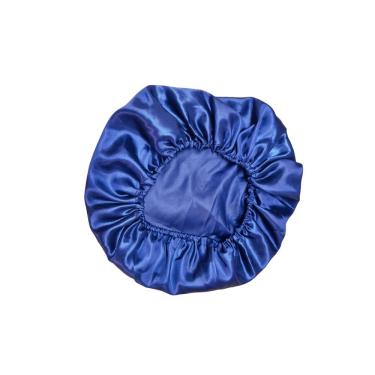 Imagem de Touca Cetim Seda Luxo Antifrizz Tamanho único - Magic Enxovais Azul Marinho