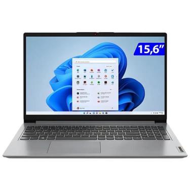 Imagem de Notebook Lenovo IdeaPad 1, Intel Celeron N4500, 4GB RAM, SSD 128GB, 15