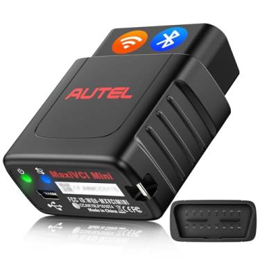 Imagem de Autel MaxiSys MaxiVCI VCI Mini conector adaptador OBD2, interface de diagnóstico sem fio de veículo 2025, funciona com scanner Autel MaxiCOM MK808BT PRO MK808Z-BT MK808K-BT MP808BT Pro MK808S-TS