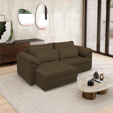 Imagem de Sofá Retrátil Elétrico Sala de Estar Nolan Bipartido 250cm Conforto Pr