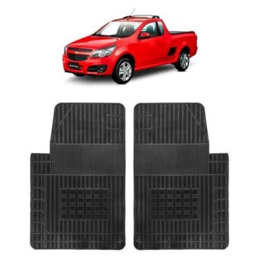 Imagem de Tapete Borracha Da Cabine Gm Montana 2011 Até 2021 2 Peças - Carfloor
