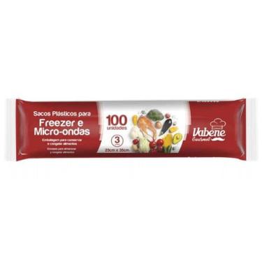 Imagem de SACO FREEZER 3L 100UN 23x35cm VABENE