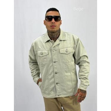 Imagem de Jaqueta de sarja masculina - Rf, Bege, M