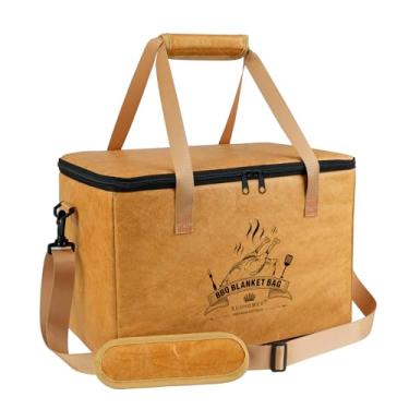 Imagem de EddHomes Manta Para Churrasco Descansar Carne, Térmica Reutilizável Peito Bovino, Bolsa Carne De Grande Capacidade Com Alça Ajustável, Defumador