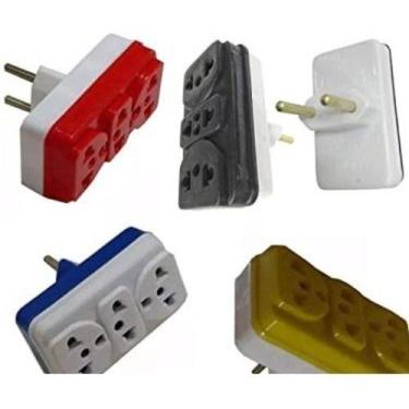 Imagem de Adaptador E Conversor De Tomada Benjamin Cores Variadas - oem