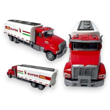 Imagem de Caminhão Miniatura de Coleção, Coletor de Lixo, Bau, Combústivel e Bombeiros, Cabine de Ferro, Pneus de Borracha (COMBUSTIVEL)