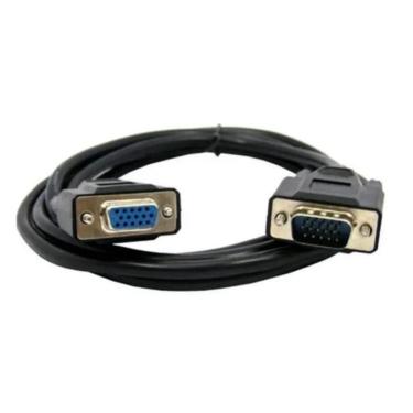 Imagem de Cabo VGA HDB15M X HDB15F Extensor 1,80MT Bege Generico