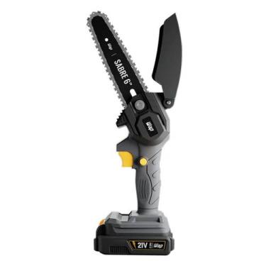 Imagem de Motosserra Portátil de Sabre Wap K21 S01 com Bateria, Cinza com Preto,