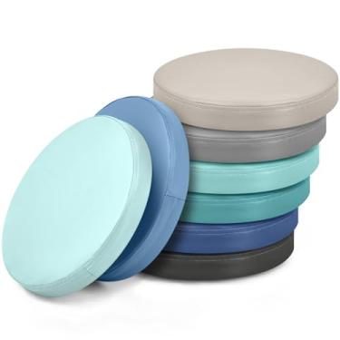 Imagem de Juexica 8 peças de almofadas flexíveis extra grossas para assoalho, almofadas de chão coloridas sortidas, almofadas de assento de sala de aula macias para crianças que aprendem a cadeira de creche