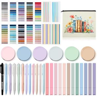 Imagem de Kit de anotação de livro Trandraft com 2640 abas adesivas e 300 notas 