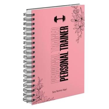 Imagem de Agenda Comercial 2026 Personalizada Capa Dura Personal Trainer Rosa