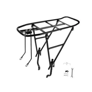 Imagem de simhoa Suporte traseiro para bicicleta, suporte para carga de bicicleta, de bagagem para bicicleta com contraponto fácil de instalar para bicicletas de, Ajustável