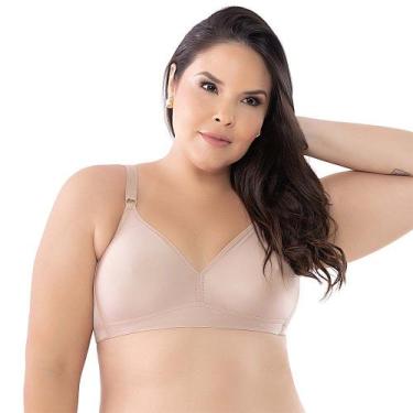 Imagem de Sutiã Sustentação DelRio Contemporânea 40800 Sem Bojo, Nude, 44
