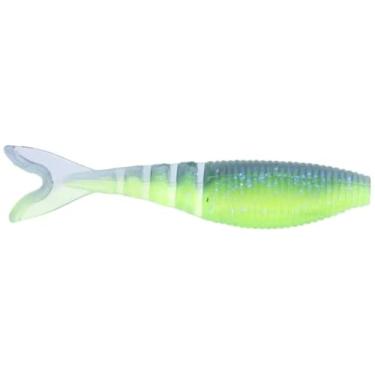 Imagem de Yamamoto YAM-134-06-9007: 10 cm Zako Chartreuse/Electric Blue (pacote com 6)