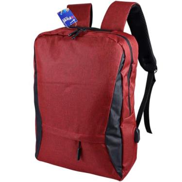 Imagem de Mochila com Entrada USB, compartimento acolchoado e Compartimento para Notebook – Ideal para Trabalho, Estudos e Viagens | 4 Cores | First Brasil