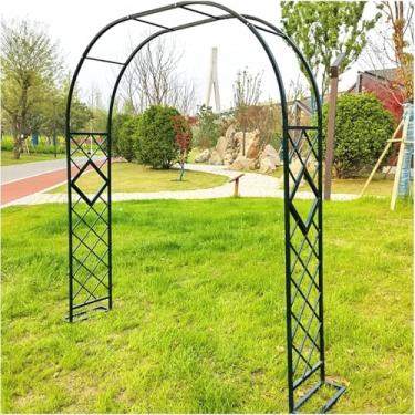 Imagem de Arco De Jardim, árvore De Pérgola, Arcos De Rosas Para Rosas Plantas Trepadeiras, Arco De Suporte, Ao Ar Livre, Green, 180 * 230Cm