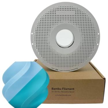 Imagem de Filamento 3d Bambu Lab Pla Glow 1kg 1,75mm Com Carretel Reutilizável Cor Azul 15600