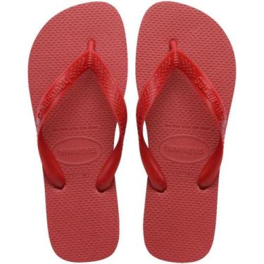 Imagem de Chinelo Havaianas TOP Tamanho 39/40 Vermelho Apache