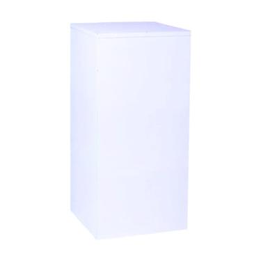 Imagem de Cubo Tablado Para Lojas Vitrine Base Fotos MDF Branco 90x30x30cm