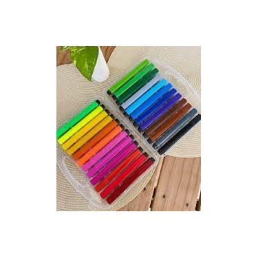 Imagem de 24 Canetinhas a base de água aquarela Fácil de sair- Brush Pen Water Color Soft Tip