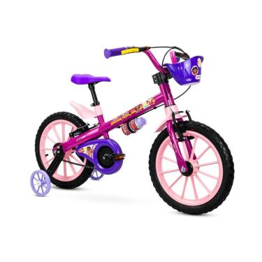 Imagem de Bicicleta Infantil Aro 16 Com Rodinhas Top Girl Nathor