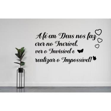 Imagem de Adesivo De Parede Fé Em Deus