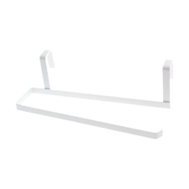 Imagem de Llazsybz Suporte para Papel Toalha, Organizador Multifuncional, Economiza Espaço, Dispensador de Rolo de Papel, Suporte para Filme Plástico, Hotel, Cozinha, Ga, Branco, Tamanho real