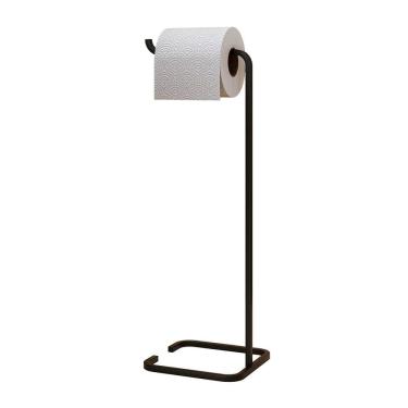 Imagem de Suporte De Papel Higiênico Level Preto Industrial Dream Home