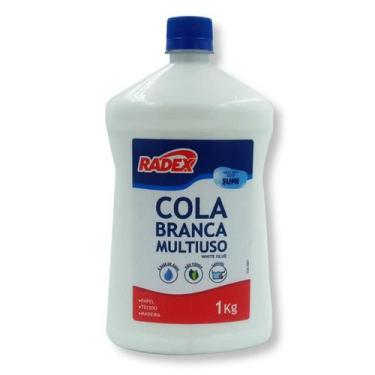Imagem de Cola branca multiuso Radex 1kg ideal para slime