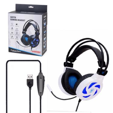 Imagem de Headset Gamer Com Fio Soyto, USB, Som 7.1 - Sy855-u